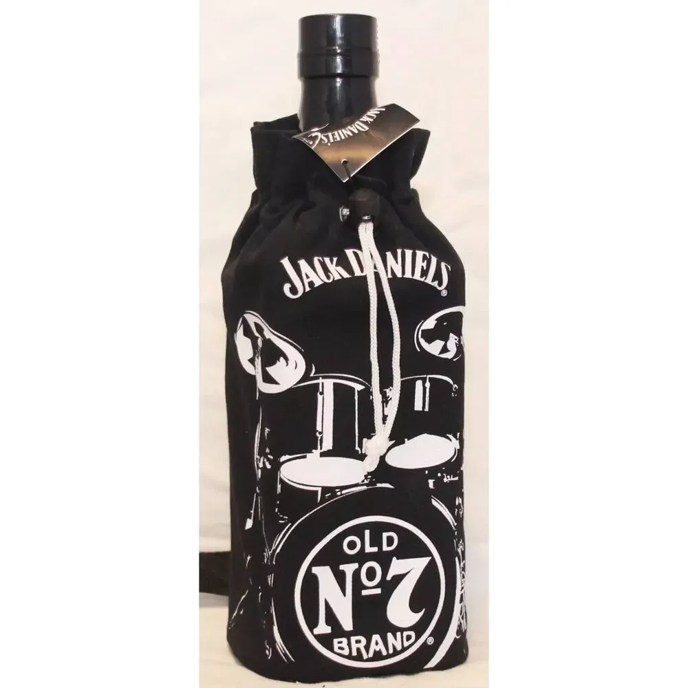 Three Jack Daniels Black Limited Edition Canvas Cinch Sack Bags Guitar Drums